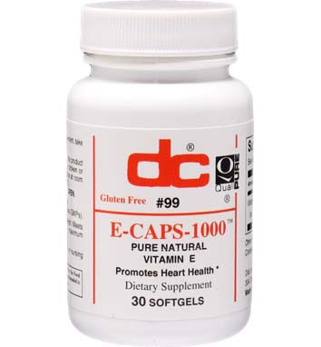 VITAMIN E Natural Pure d-alpha E-CAPS 1000
