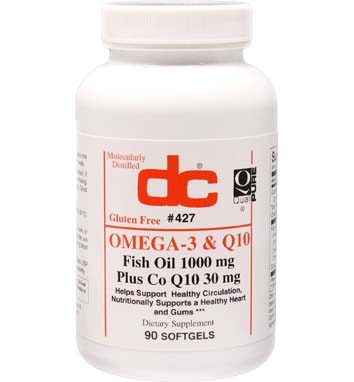 OMEGA-3 Fish Oil 1000 MG Coenzyme Q10 30 MG