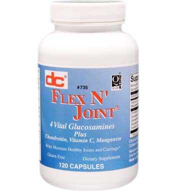 FLEX N' JOINT 4 Vital Glucosamines Plus Chondroitin, Vitamin C, Manganese