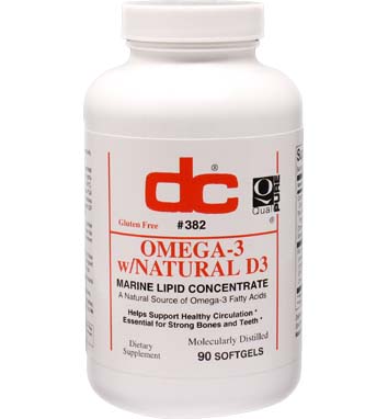 OMEGA -3 with NATURAL D3 FISH OIL 1200 MG